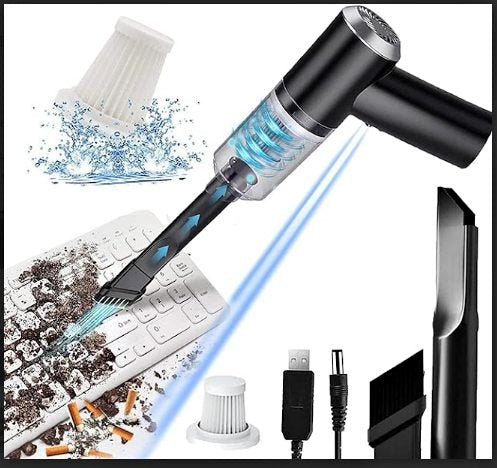 Aspiradora portátil recargable