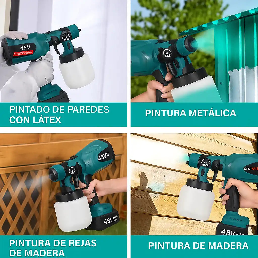 Pulverizadora portátil de pintura