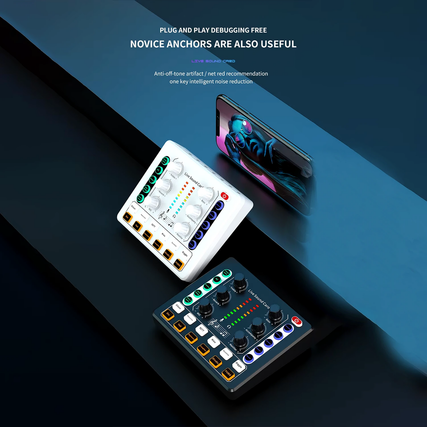 Mescladora de Sonido M8 portátil