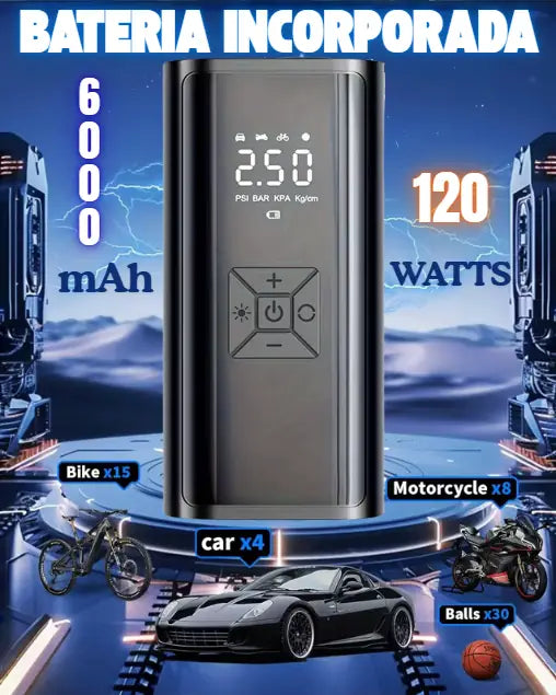 Bomba de aire portátil